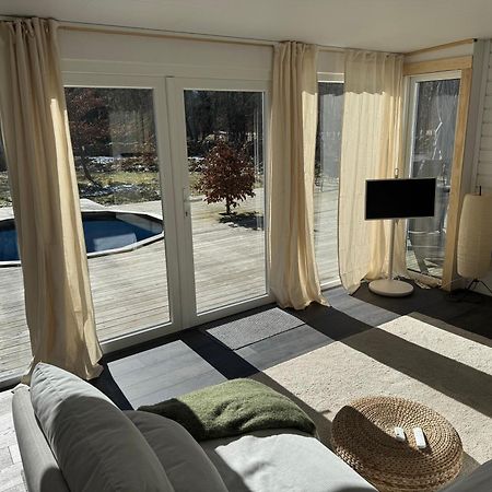 Cabin In The Forest With Spa Bath Vastra Torup Экстерьер фото